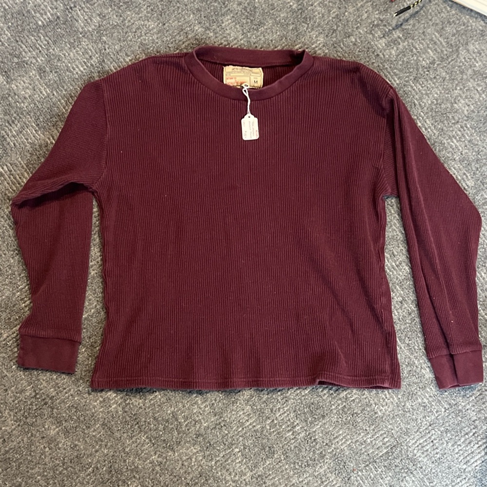 Burgundy Crewneck Sweater